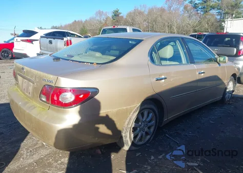 2004 Lexus Es 330 from USA, damaged, VIN JTHBA30G345044053